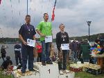 Vyhlášení 10km dorost: 1. Matěj Kozubek