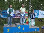 vyhlášení 5km masters - 2. Kateřina Skuhrová