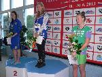 vyhlášení 100P ženy - 1. Martina Moravčíková, 3. Tereza Martínková