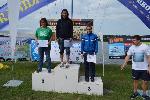 vyhlášení 10km ženy masters A: 2. Zdenka Krčálová (zastoupila Dana)