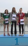 vyhlášení 3 km kadetky - 2. Adéla Zámečníková