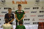 vyhlášení 800K junioři - 1. Radek Šimsa