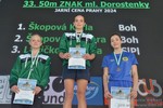 vyhlášení 50Z dorostenky - 1. Karla Škopová, 2. Barbora Škopová