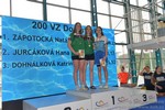 vyhlášení 200K juniorky - 1. Natálie Zápotocká, 2. Hana Jurčáková