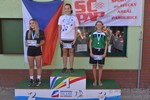 vyhlášení 5 km kadetky - 3. Laura Siebertová