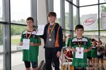 vyhlášení žáci 2015 100K - 2. Luka Ninković, 3. Matěj Vrchlabský