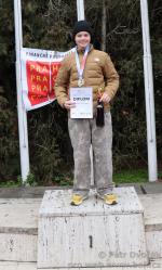 vyhlášení 250m prsa mladší dorostenci - 1.Kryštof Spejchal