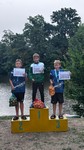 vyhlášení 3 km mladší žáci - 1. František Tichý