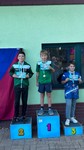 vyhlášení 3 km mladší žáci - 1. František Tichý, 2. Vojtěch Vrchlabský vyhlášení 3 km mladší žáci - 1. František Tichý, 2. Vojtěch Vrchlabský