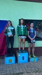 vyhlášení 3 km ženy - 1. Mia Srbová, 2. Nikola Svobodová vyhlášení 3 km ženy - 1. Mia Srbová, 2. Nikola Svobodová